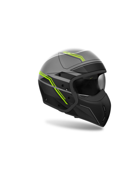 Casque modulable Airoh J 110 Slim - Jaune Mat
