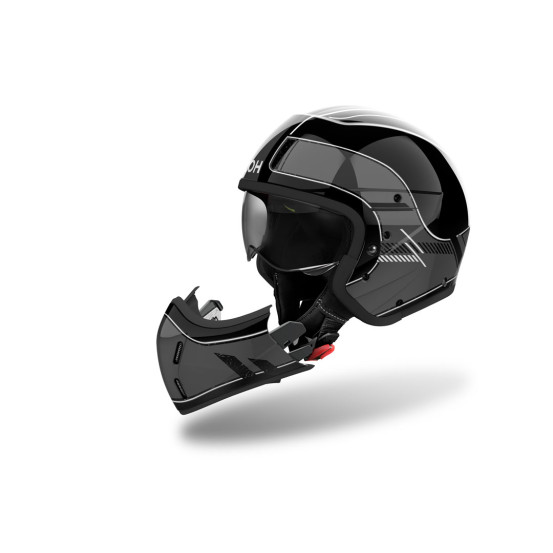 Casque modulable Airoh J 110 Raster - Gris foncé