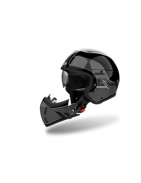 Casque modulable Airoh J 110 Raster - Gris foncé
