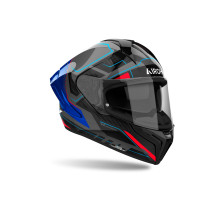 Casque intégral Airoh Matryx Rocket - Bleu Rouge 2