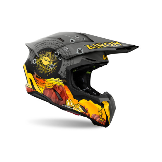 Casque cross Airoh Twist 3 - Adventure Mat