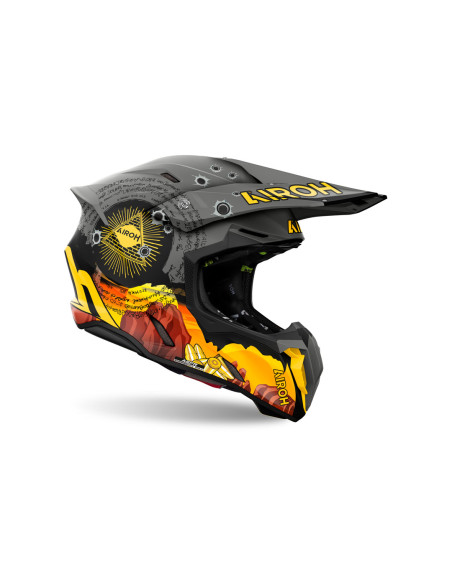 Casque cross Airoh Twist 3 - Adventure Mat