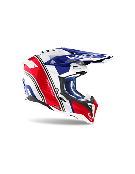 Casque cross Airoh Aviator 3 Hima - Rouge