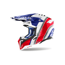 Casque cross Airoh Aviator 3 Hima - Rouge