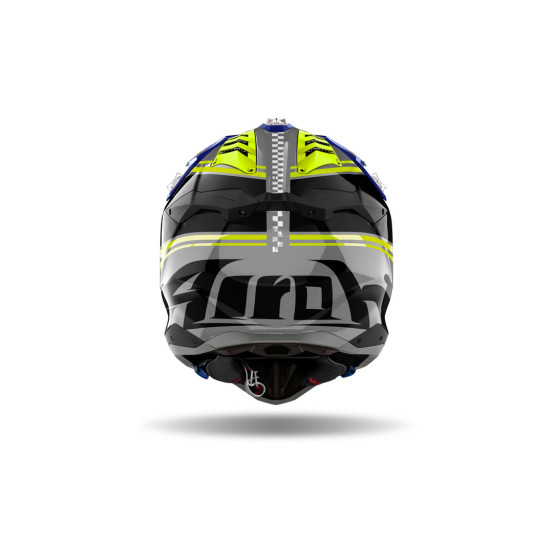Casque cross Airoh Aviator 3 Hima - Bleu