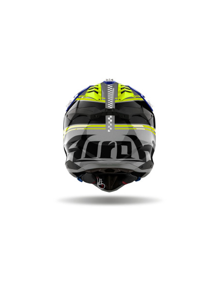 Casque cross Airoh Aviator 3 Hima - Bleu