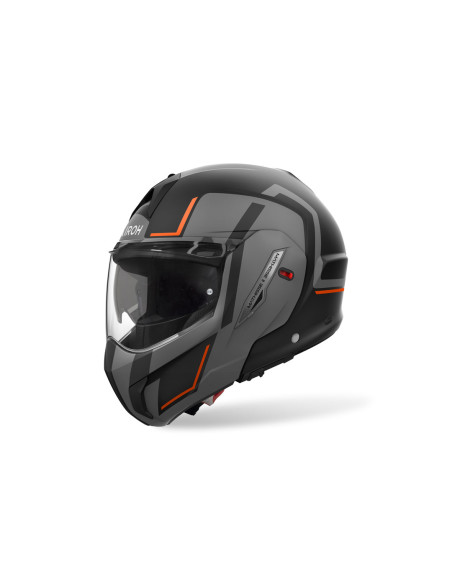 Casque modulable Airoh Mathisse II Genius - Orange Mat