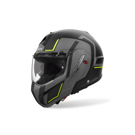 Casque modulable Airoh Mathisse II Genius - Jaune Mat