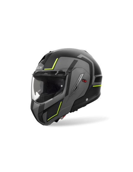Casque modulable Airoh Mathisse II Genius - Jaune Mat