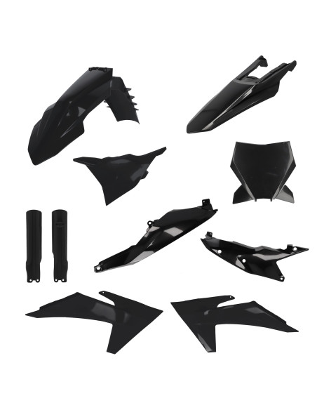 Kit plastiques complet - Noir - ACERBIS KTM SX SX-F 2023-2024