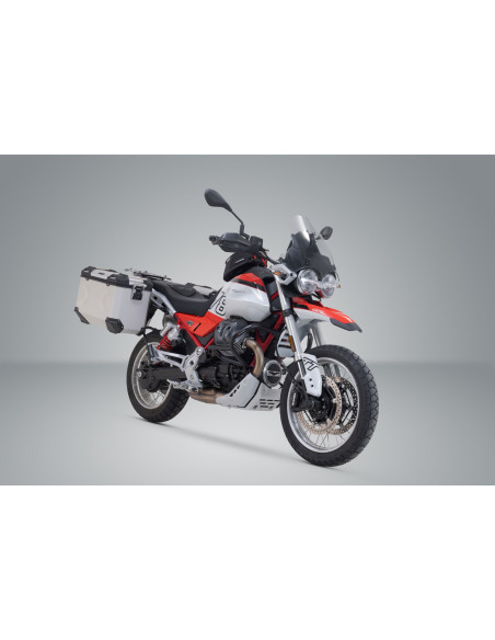 Valises latérales SW-MOTECH TRAX ADV 37 Litres gauche - 45 Litres droite avec support x2 Moto Guzzi V85 TT / Strada 2024