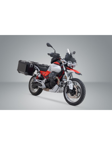 Valises latérales SW-MOTECH TRAX ADV 37 Litres gauche - 45 Litres droite avec support x2 Moto Guzzi V85 TT / Strada 2024