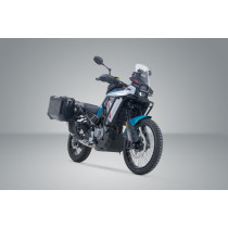 Valises latérales SW-MOTECH TRAX ADV 45 Litres gauche - 37 Litres droite avec support x2 CF Moto 450 MT 2023
