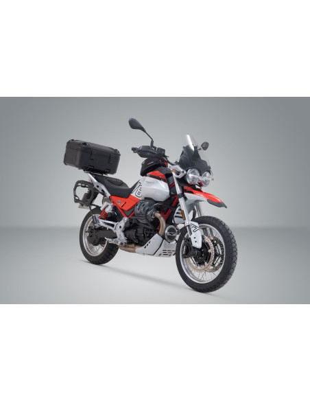Top case SW-MOTECH DUSC XL 55 Litres avec support Moto Guzzi V85 TT 2024