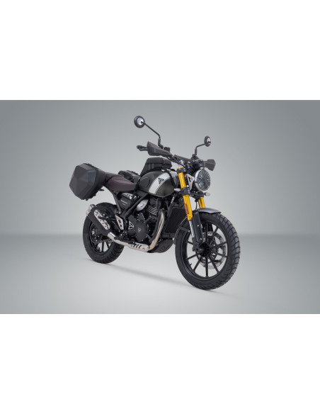 Valises latérales SW-MOTECH SLC Urban ABS 16,5 Litres avec support Triumph Scrambler 400 X 2023
