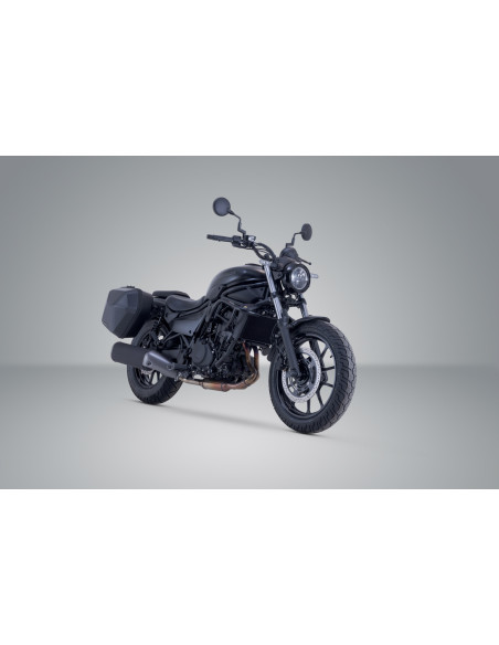 Valises latérales SW-MOTECH SLC Urban ABS 16,5 Litres avec support x2 Kawasaki Eliminator 500 2023