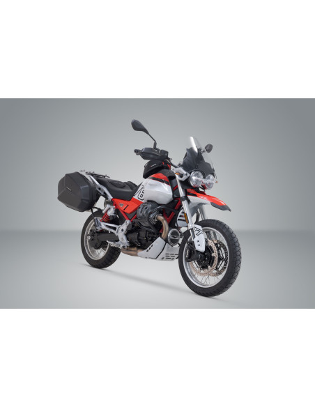 Valises latérales SW-MOTECH Aero ABS 25 Litres avec support x2 Moto Guzzi V85 TT / Strada 2024