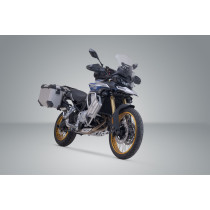 Valises latérales SW-MOTECH TRAX ADV 45 Litres gauche - 37 Litres droite avec support x2