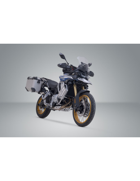 Valises latérales SW-MOTECH TRAX ADV 45 Litres gauche - 37 Litres droite avec support x2