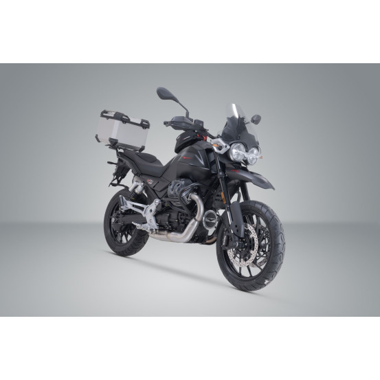 Top case SW-MOTECH TRAX ADV 38 Litres avec support Moto Guzzi V85 Strada 2024