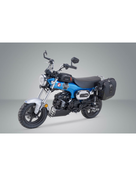 Valises latérales SW-MOTECH SLH Legend Gear Black LC2 gauche 13,5 avec supports Honda Dax 125 2022