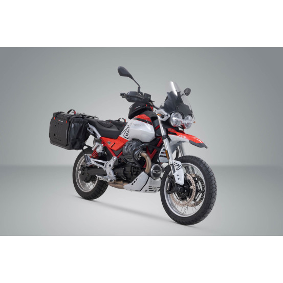 Sacoches latérales étanches SW-MOTECH SysBag WP L 27/40 Litres avec supports x2 Moto Guzzi V85 TT / Strada 2024