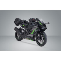 Sacoches cavalières SW-MOTECH PRO Blaze Haute 15-20 Litres avec supports x2 Kawasaki ZX-6R 2023