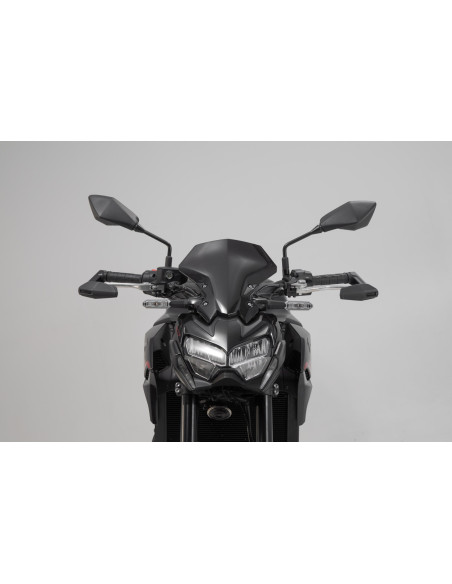 Protège leviers SW-MOTECH avec déflecteur Kawasaki - Yamaha