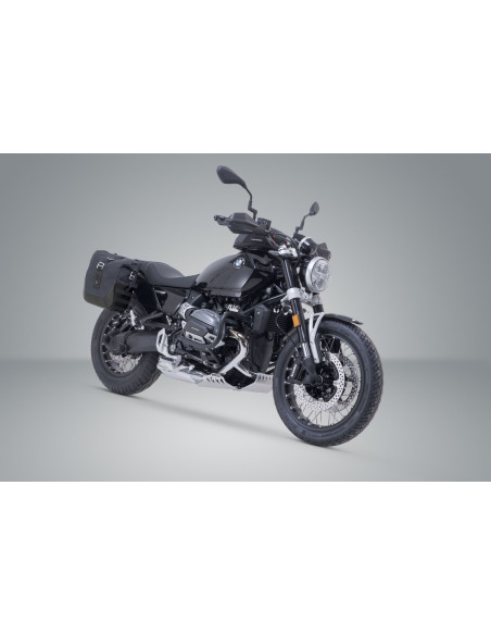 Sacoche latérale SW-MOTECH SLC Legend Gear LC Black Edition 9,8 Litres avec support BMW R 12 2023