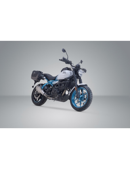 Sacoches latérales SW-MOTECH SLC Legend Gear LC1 droite - LC2 gauche avec supports Black Edition Royal Enfield Guerilla 450 2023