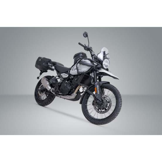 Sacoches latérales SW-MOTECH SLC Legend Gear LC1 droite - LC2 gauche avec supports Black Edition Royal Enfield Himalayan 2023