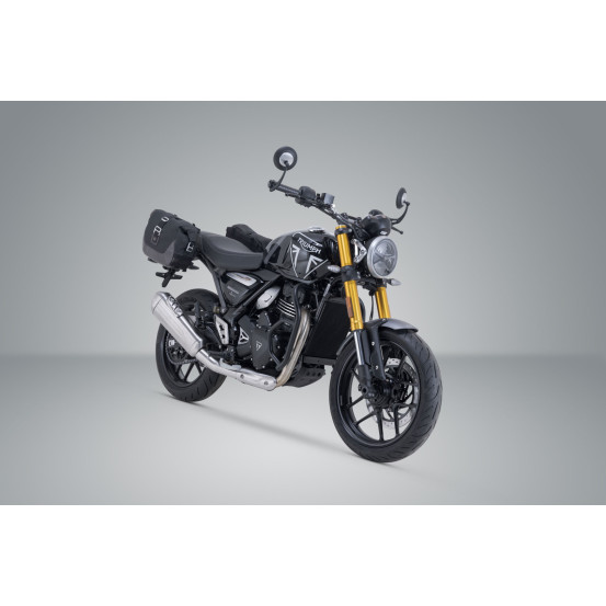 Sacoches latérales SW-MOTECH SLC Legend Gear LC1 droite - LC2 gauche avec supports Black Edition Triumph Speed 400 - Scrambler X