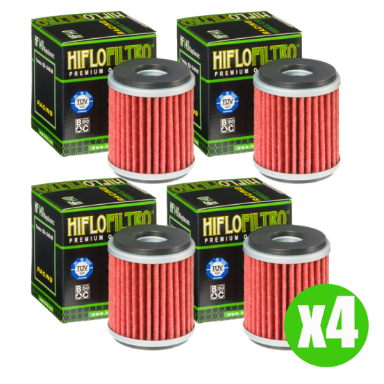 Pack de 4 Filtres à huile HIFLOFILTRO HF140