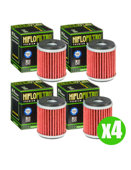 Pack de 4 Filtres à huile HIFLOFILTRO HF140