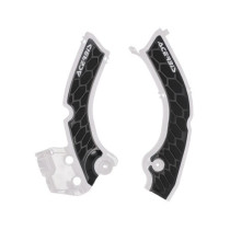 Protection de cadre XGRIP - Blanc Noir - ACERBIS TRIUMPH TF 250/450 2024-2025