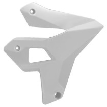 Ouies de radiateur POLISPORT Restylé - Blanc - Suzuki 400 DR-Z