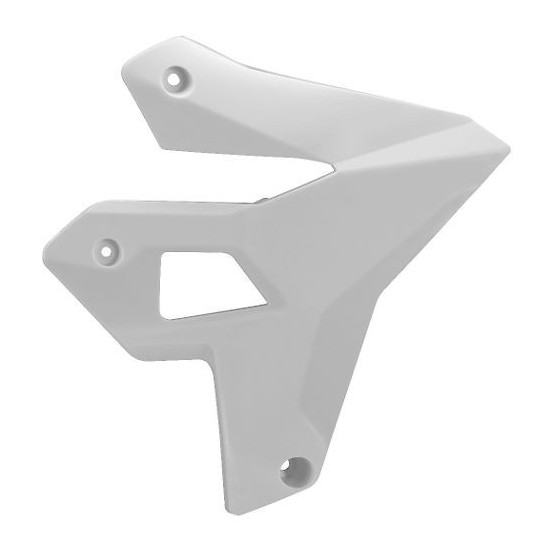 Ouies de radiateur POLISPORT Restylé - Blanc - Suzuki 400 DR-Z