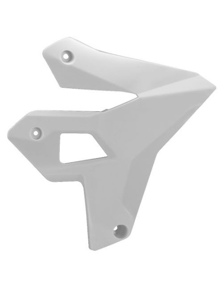 Ouies de radiateur POLISPORT Restylé - Blanc - Suzuki 400 DR-Z