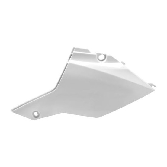 Plaques latérales Restylé POLISPORT - Blanc - Suzuki 400 DR-Z