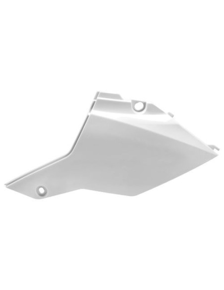 Plaques latérales Restylé POLISPORT - Blanc - Suzuki 400 DR-Z