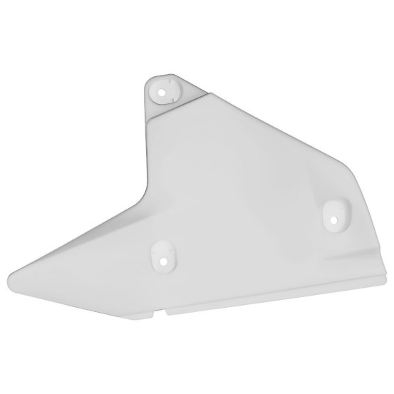 Cache boite à air Restylé POLISPORT - Blanc - Suzuki 400 DR-Z