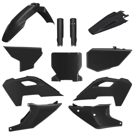 Kit plastiques complet - Noir - POLISPORT Husqvarna TC FC 2023
