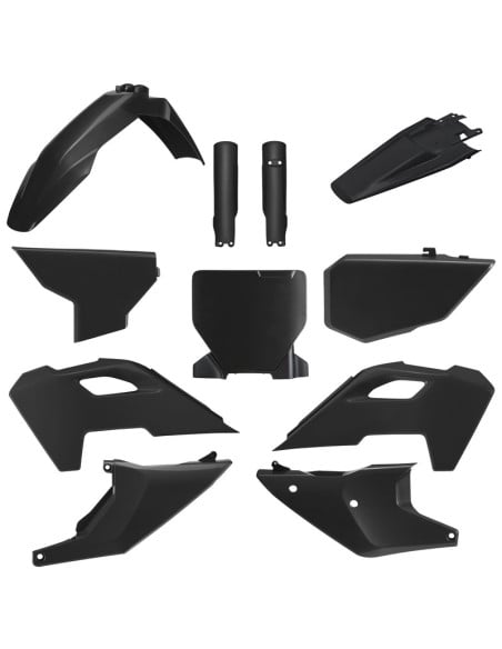 Kit plastiques complet - Noir - POLISPORT Husqvarna TC FC 2023