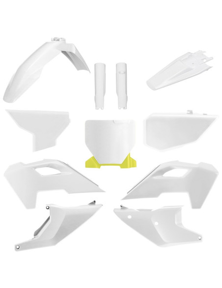 Kit plastiques complet - Blanc - POLISPORT Husqvarna TC FC 2023