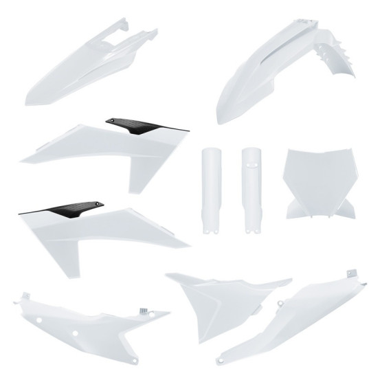 Kit plastiques complet - Blanc - POLISPORT KTM SX / SXF 2023