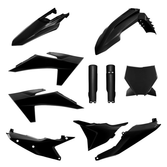 Kit plastiques complet - Noir - POLISPORT KTM SX / SXF 2023