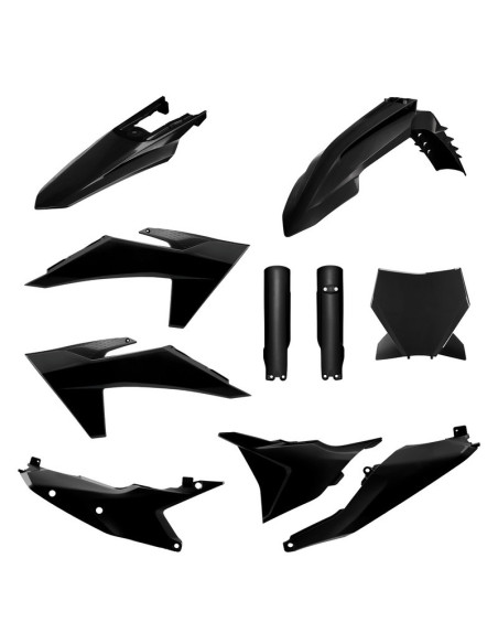 Kit plastiques complet - Noir - POLISPORT KTM SX / SXF 2023