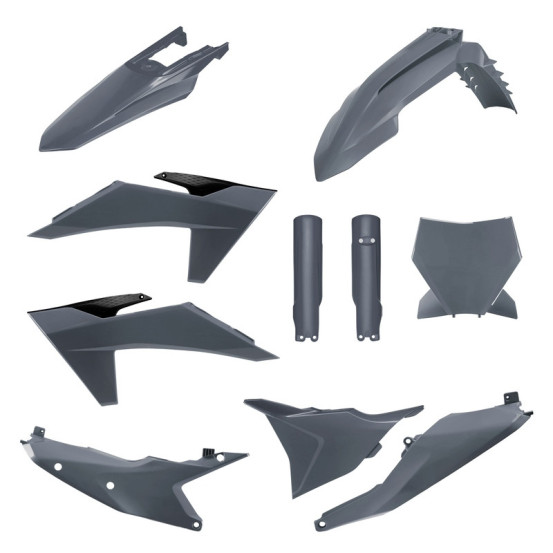 Kit plastiques complet - Gris - POLISPORT KTM SX / SXF 2023