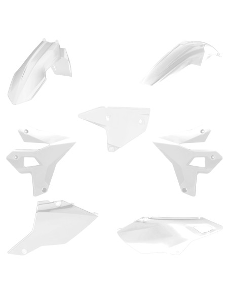 Kit plastiques Restylé POLISPORT - Blanc - Suzuki 400 DR-Z
