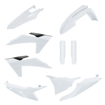 Kit plastiques semi complet - Blanc - POLISPORT KTM EXC / EXC-F 2024